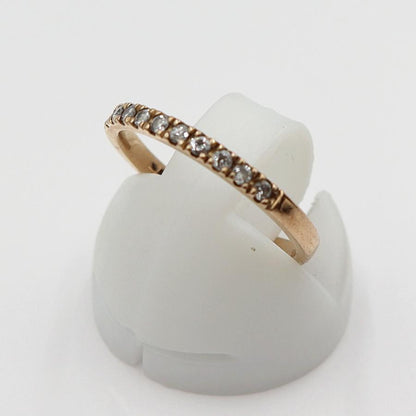 K18ダイヤモンドリング　サイズ8号　重量1.60ｇ(石の重量含む)　(中古)