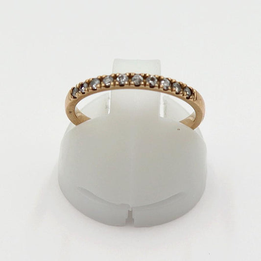 K18ダイヤモンドリング　サイズ8号　重量1.60ｇ(石の重量含む)　(中古)