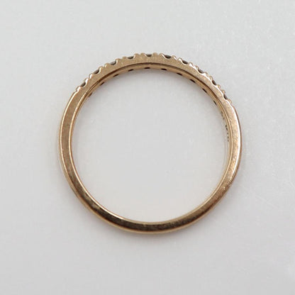 K18ダイヤモンドリング　サイズ8号　重量1.60ｇ(石の重量含む)　(中古)