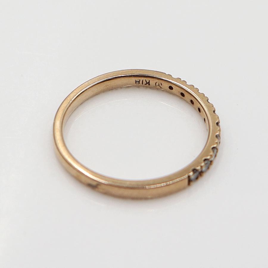 K18ダイヤモンドリング　サイズ8号　重量1.60ｇ(石の重量含む)　(中古)