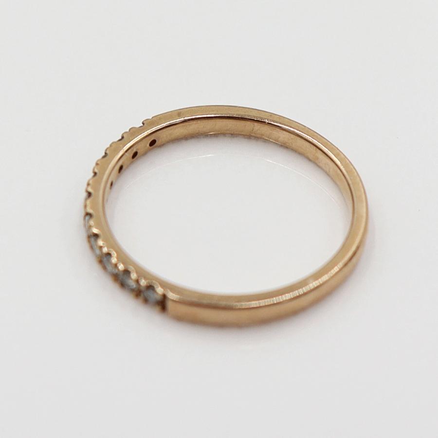 K18ダイヤモンドリング　サイズ8号　重量1.60ｇ(石の重量含む)　(中古)