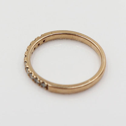 K18ダイヤモンドリング　サイズ8号　重量1.60ｇ(石の重量含む)　(中古)