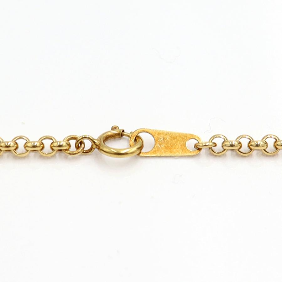 K18ペンダント用チェーン　コプラチェーン　長さ50cm　重量4.18ｇ　レディース（中古）