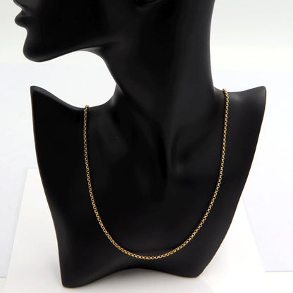 K18ペンダント用チェーン　コプラチェーン　長さ50cm　重量4.18ｇ　レディース（中古）