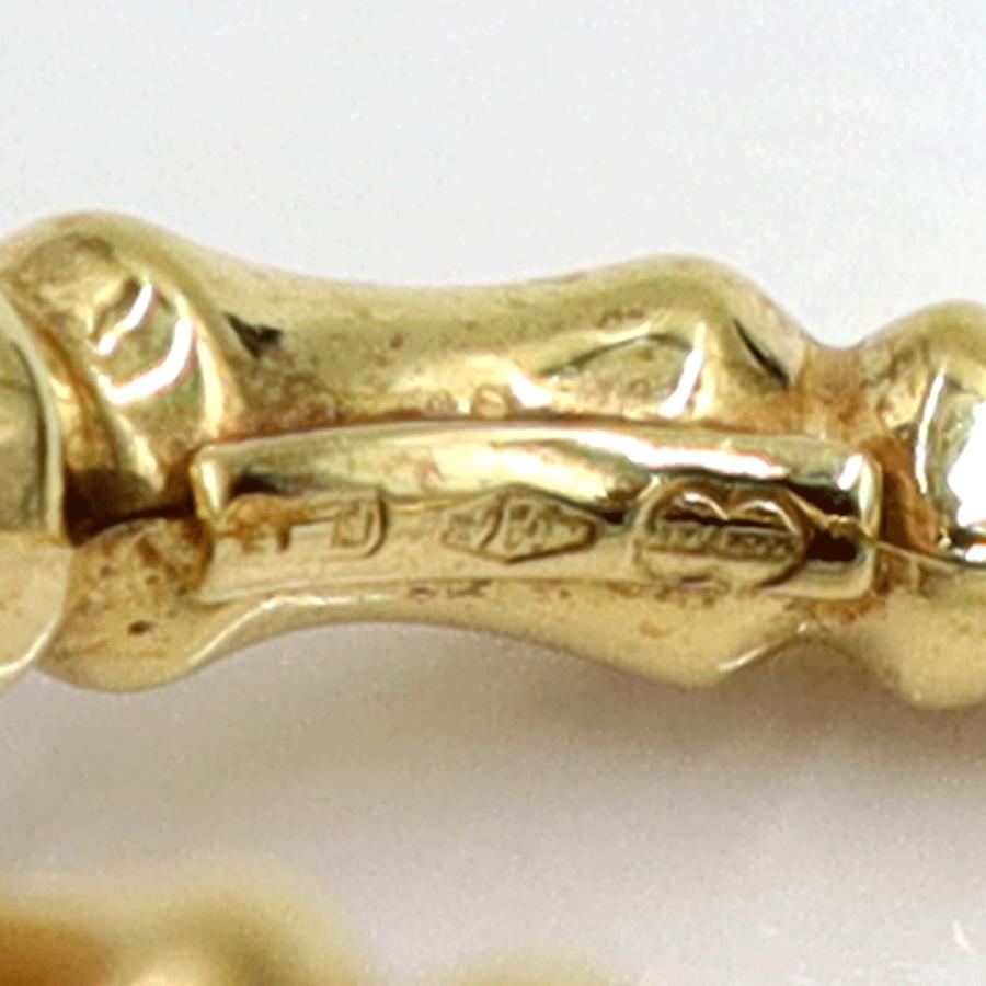 ウノア・エレ(UNOAERRE) 750デザインフープイヤリング　重量5.50ｇ　レディース（中古）