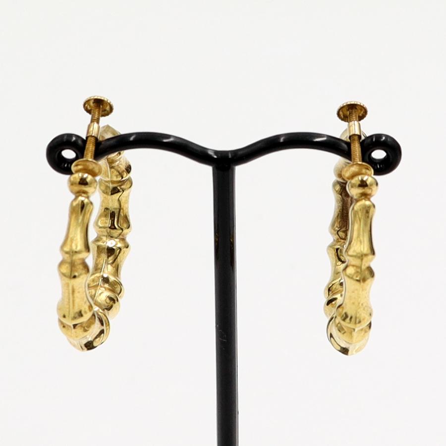 ウノア・エレ(UNOAERRE) 750デザインフープイヤリング　重量5.50ｇ　レディース（中古）