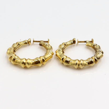 ウノア・エレ(UNOAERRE) 750デザインフープイヤリング　重量5.50ｇ　レディース（中古）