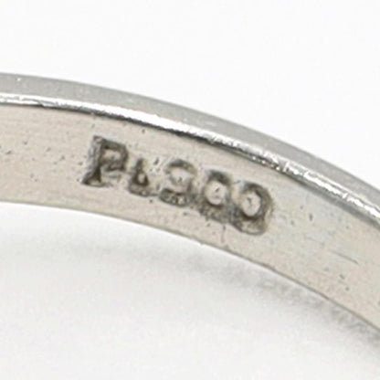 Pt900ブルートパーズダイヤモンドリング　BT7.01ct　D0.10ct　リングサイズ11号　重量7.42ｇ(石の重量含む)　レディース（中古）