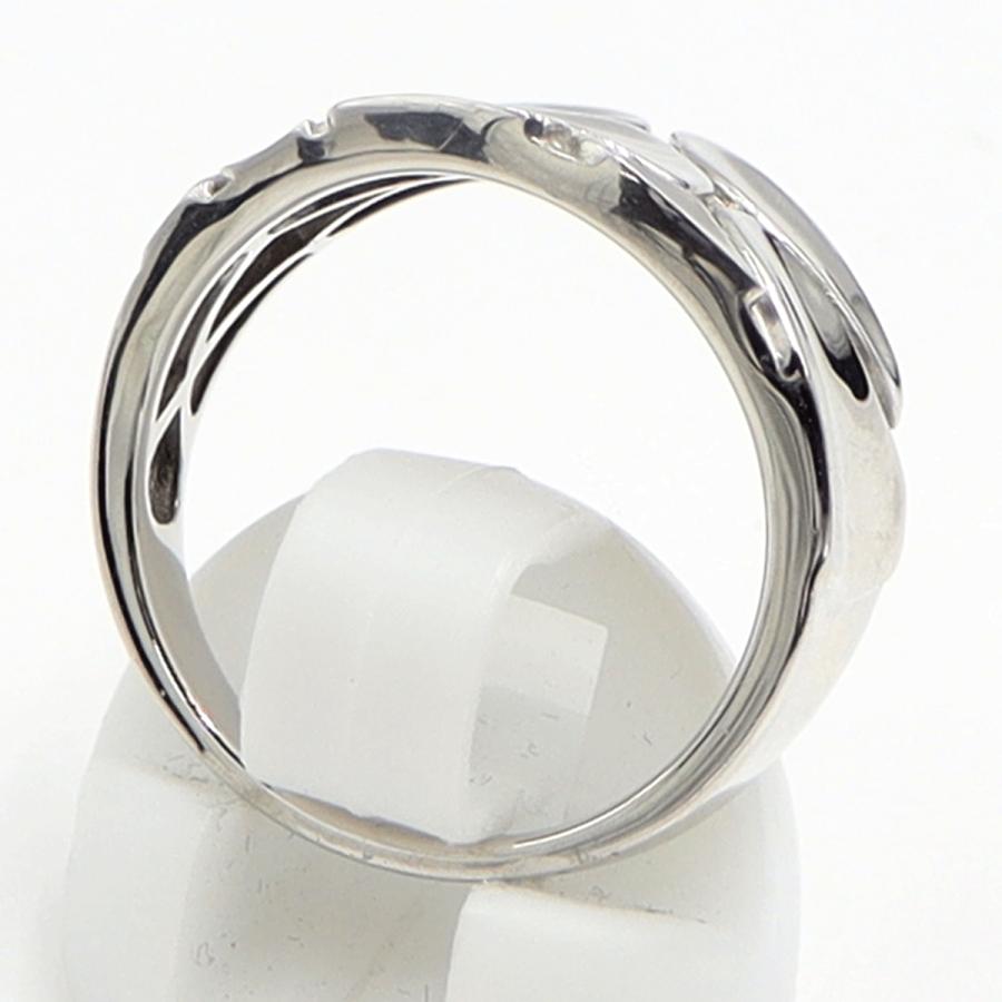 Pt999デザインリング　リングサイズ16号　重量11.66ｇ　レディース（中古）