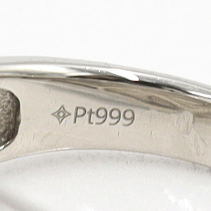 Pt999デザインリング　リングサイズ16号　重量11.66ｇ　レディース（中古）
