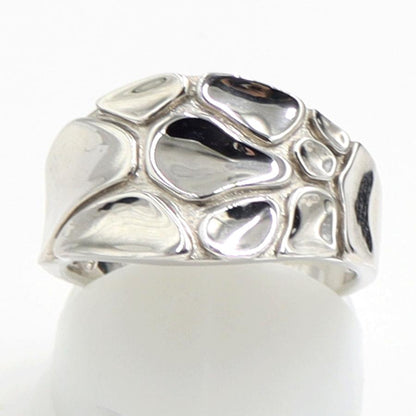 Pt999デザインリング　リングサイズ16号　重量11.66ｇ　レディース（中古）