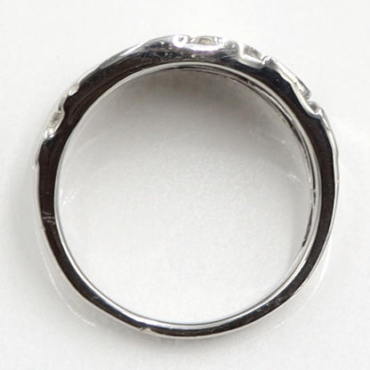 Pt999デザインリング　リングサイズ16号　重量11.66ｇ　レディース（中古）