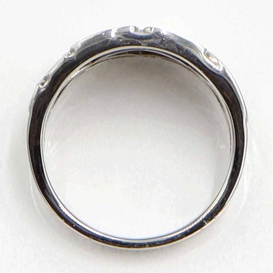 Pt999デザインリング　リングサイズ16号　重量11.66ｇ　レディース（中古）