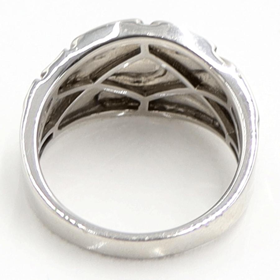 Pt999デザインリング　リングサイズ16号　重量11.66ｇ　レディース（中古）