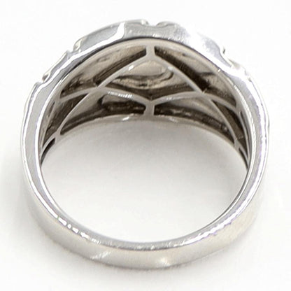 Pt999デザインリング　リングサイズ16号　重量11.66ｇ　レディース（中古）