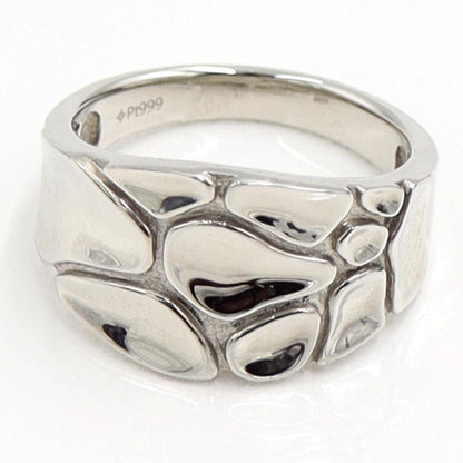 Pt999デザインリング　リングサイズ16号　重量11.66ｇ　レディース（中古）