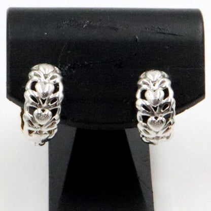 K18/K14WGピアリング　重量2.96ｇ(両耳合計) 　リバーシブル（中古）