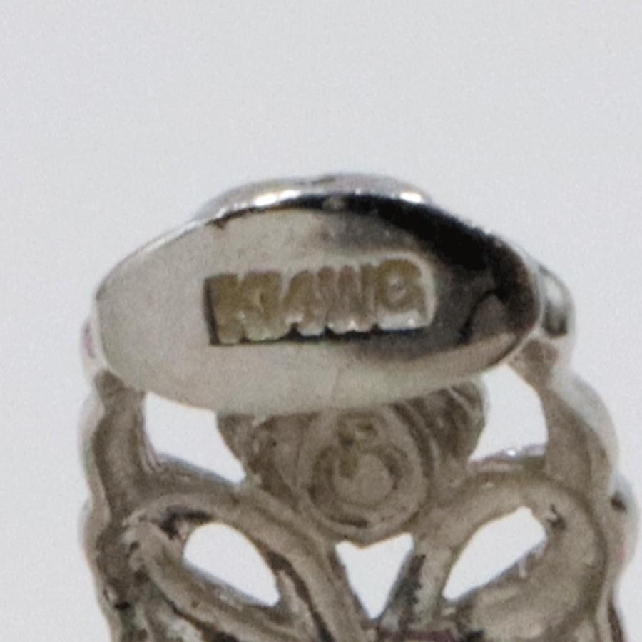 K18/K14WGピアリング　重量2.96ｇ(両耳合計) 　リバーシブル（中古）