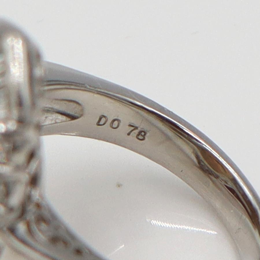 Pt900オパールダイヤモンドリング　OP3.56ct　D0.78ct　リングサイズ9号　重量12.66ｇ(石の重量含む)　レディース（中古