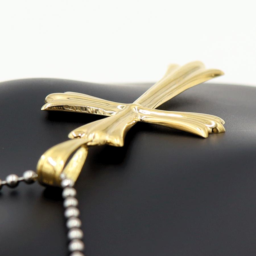 K18クロスペンダントトップ「十字架/クロス」　重量3.18ｇ　レディース（中古）