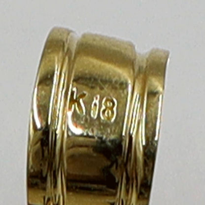 K18クロスペンダントトップ「十字架/クロス」　重量3.18ｇ　レディース（中古）