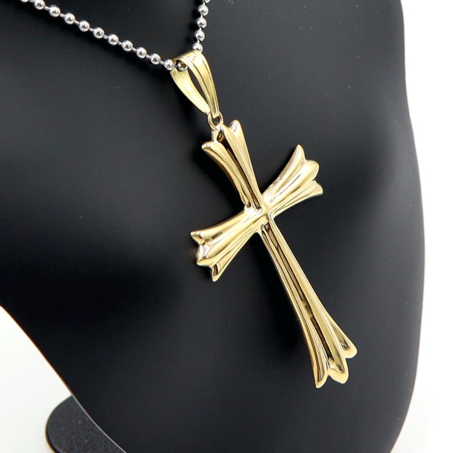 K18クロスペンダントトップ「十字架/クロス」　重量3.18ｇ　レディース（中古）