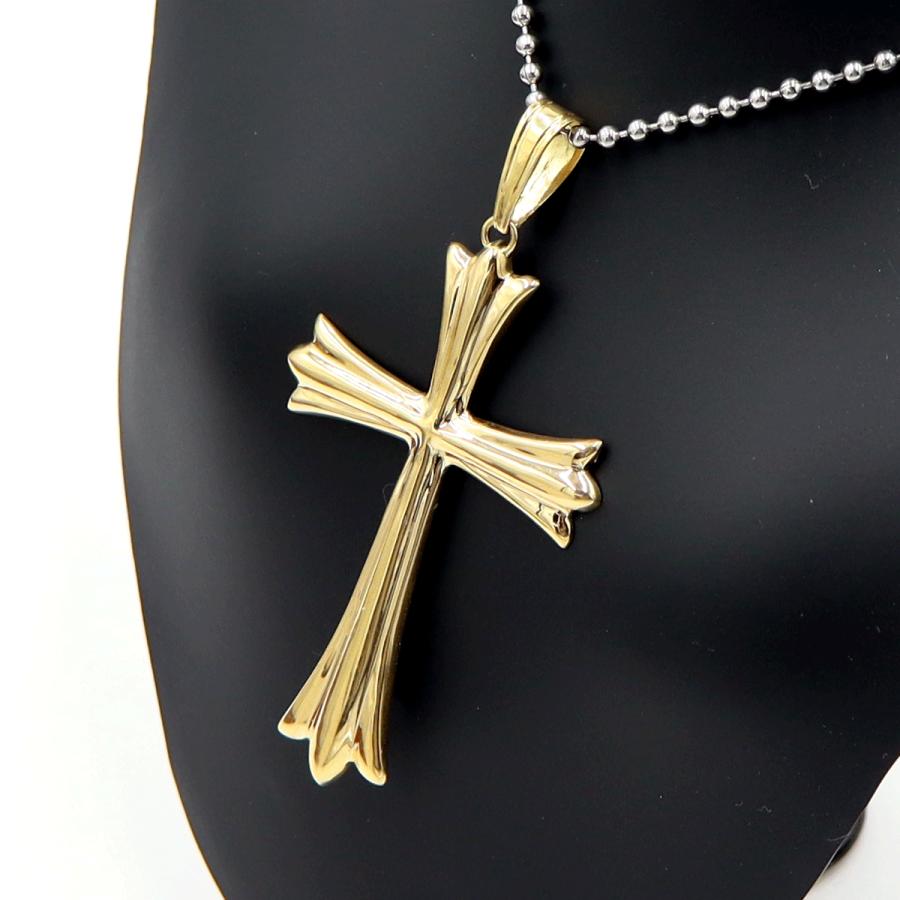 K18クロスペンダントトップ「十字架/クロス」　重量3.18ｇ　レディース（中古）