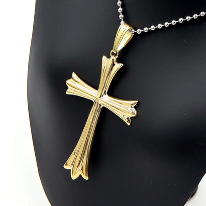 K18クロスペンダントトップ「十字架/クロス」　重量3.18ｇ　レディース（中古）