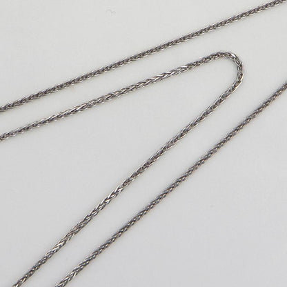 K18WGダイヤモンドクロスネックレス　D0.32ct　長さ約43cm　重量5.01ｇ(石の重量含む)　レディース（中古）