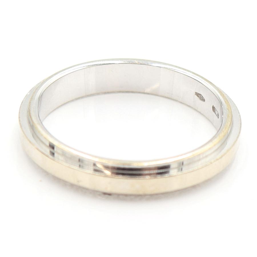 グッチ（GUCCI）750WGリング　リングサイズ21(20号)　重量5.97ｇ　ホワイトゴールド　レディース（中古）