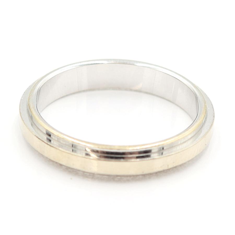 グッチ（GUCCI）750WGリング　リングサイズ21(20号)　重量5.97ｇ　ホワイトゴールド　レディース（中古）