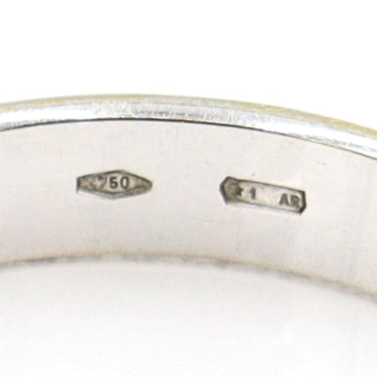 グッチ（GUCCI）750WGリング　リングサイズ21(20号)　重量5.97ｇ　ホワイトゴールド　レディース（中古）