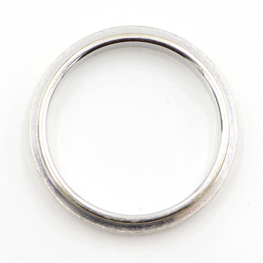 グッチ（GUCCI）750WGリング　リングサイズ21(20号)　重量5.97ｇ　ホワイトゴールド　レディース（中古）