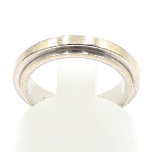 グッチ（GUCCI）750WGリング　リングサイズ10(9.5号)　重量6.03ｇ　指輪　ホワイトゴールド　レディース（中古）