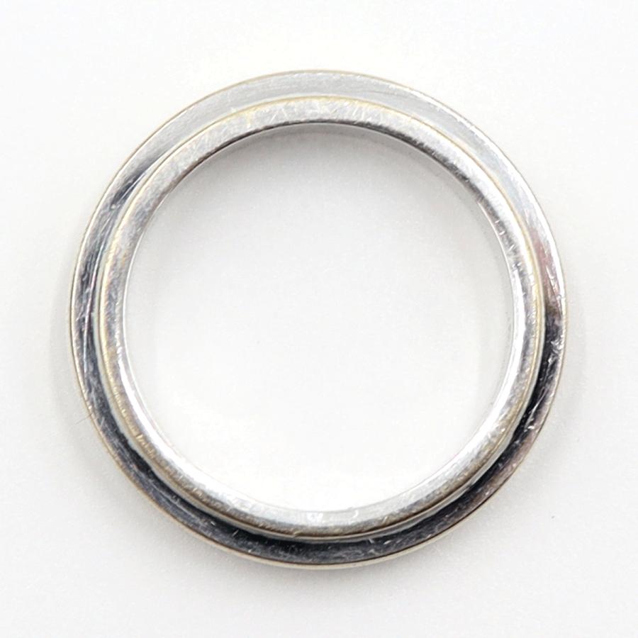 グッチ（GUCCI）750WGリング　リングサイズ10(9.5号)　重量6.03ｇ　指輪　ホワイトゴールド　レディース（中古）