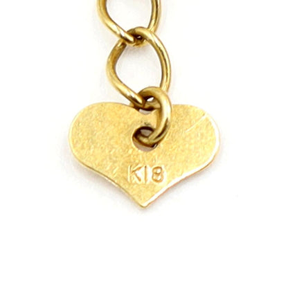 K18ダイヤモンドブレスレット　D0.15ct　長さ14.5cm〜17.5cm　重量1.30ｇ(石の重量含む)（中古）