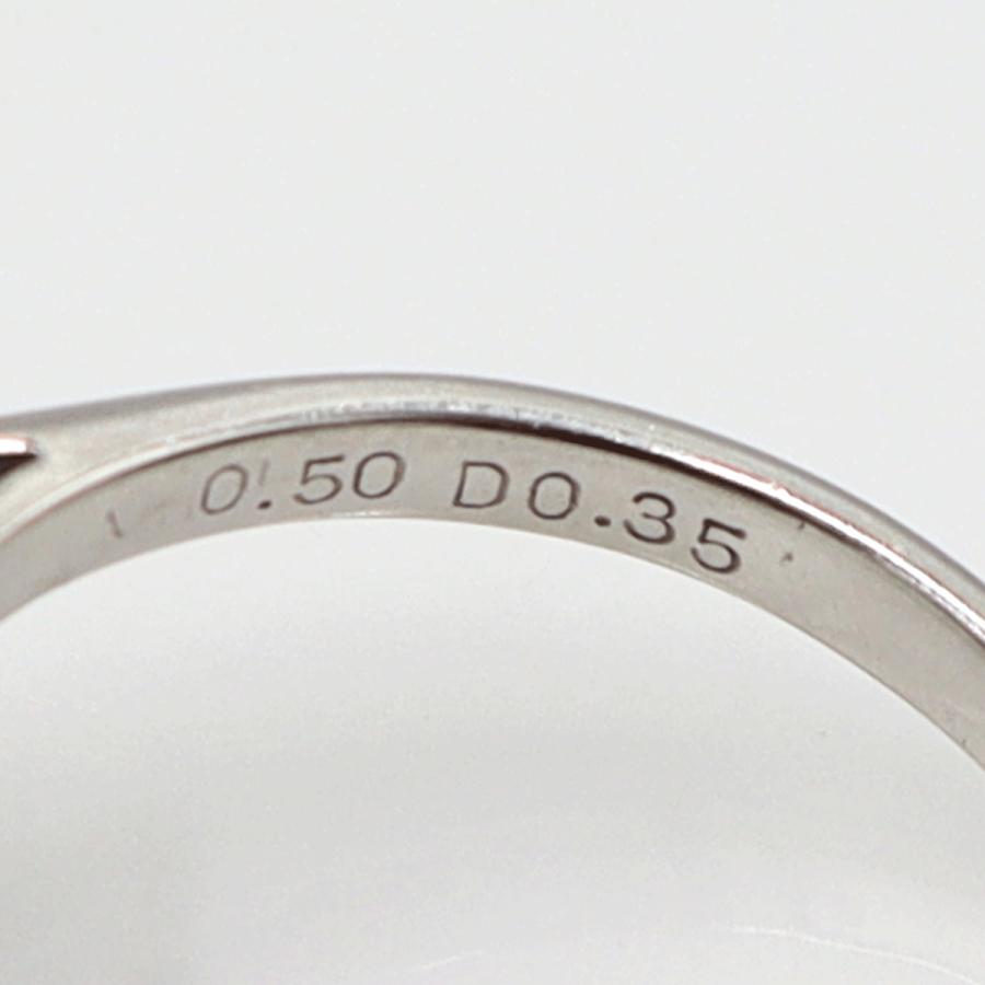 Pt900サファイアリング　S0.50ct　D0.35ct　サイズ13号　重量4.66ｇ(石の重量含む)　レディース (中古)