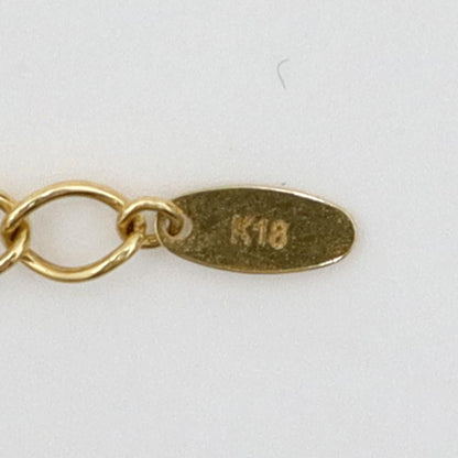 K18パールブレスレット　2連ブレスレット　長さ18cm　重量1.70ｇ（中古）