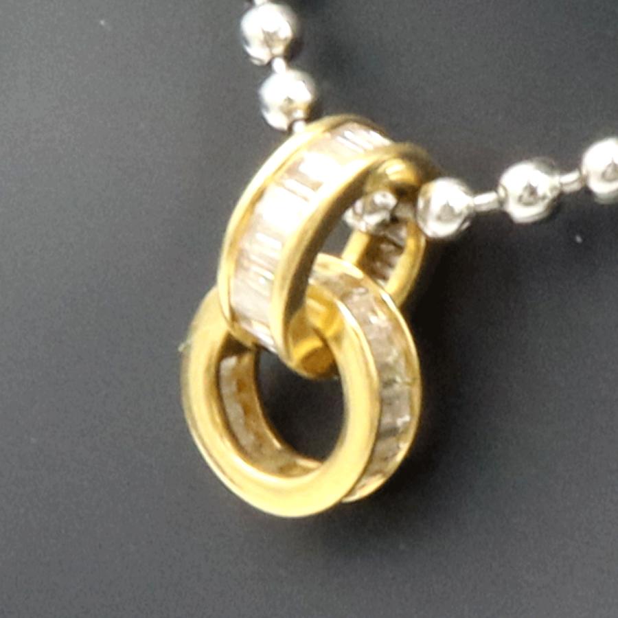 K18YGダイヤモンドペンダントトップ　D0.45ct　重量1.01ｇ(石の重量含む)　レディース（中古）