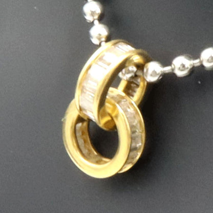 K18YGダイヤモンドペンダントトップ　D0.45ct　重量1.01ｇ(石の重量含む)　レディース（中古）