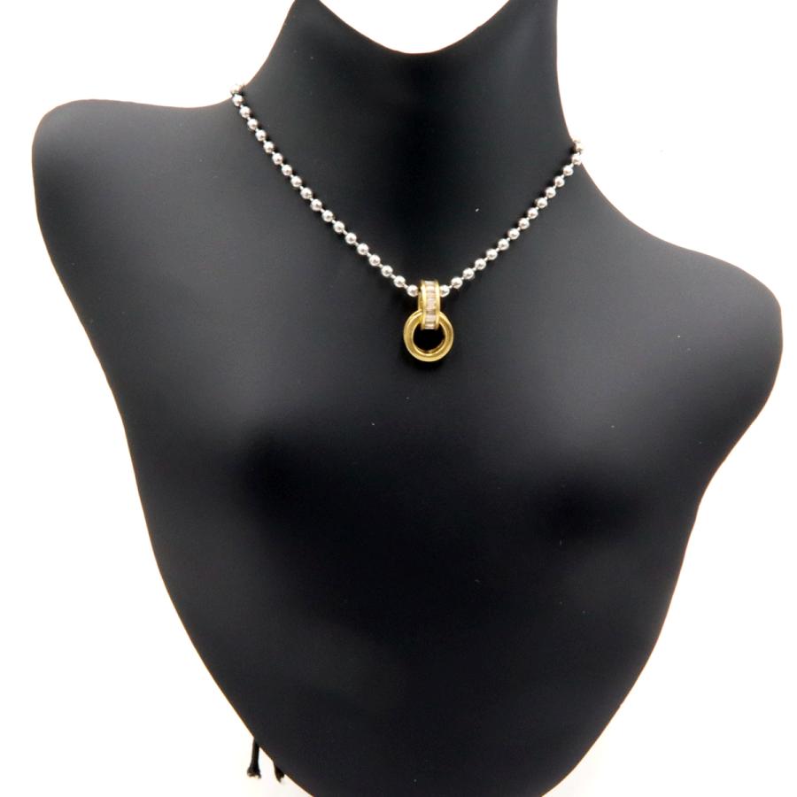 K18YGダイヤモンドペンダントトップ　D0.45ct　重量1.01ｇ(石の重量含む)　レディース（中古）