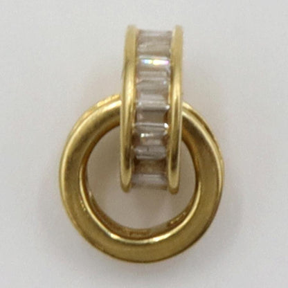 K18YGダイヤモンドペンダントトップ　D0.45ct　重量1.01ｇ(石の重量含む)　レディース（中古）