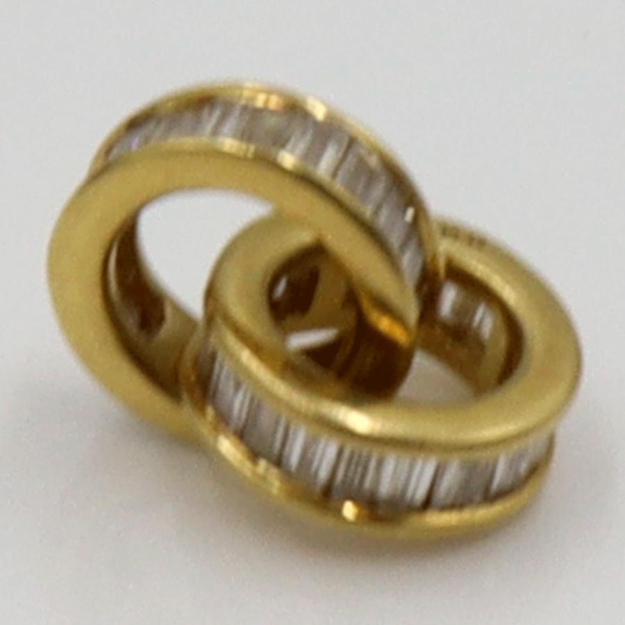 K18YGダイヤモンドペンダントトップ　D0.45ct　重量1.01ｇ(石の重量含む)　レディース（中古）