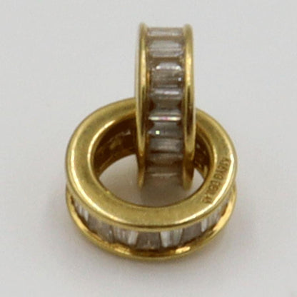 K18YGダイヤモンドペンダントトップ　D0.45ct　重量1.01ｇ(石の重量含む)　レディース（中古）