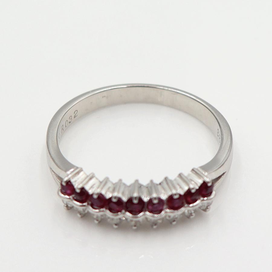 Pt900ルビーリング　R0.32ct D0.23ct　リングサイズ16号　重量4.90ｇ(石の重量含む) レディース (中古)