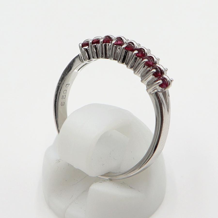 Pt900ルビーリング　R0.32ct D0.23ct　リングサイズ16号　重量4.90ｇ(石の重量含む) レディース (中古)