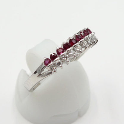 Pt900ルビーリング　R0.32ct D0.23ct　リングサイズ16号　重量4.90ｇ(石の重量含む) レディース (中古)