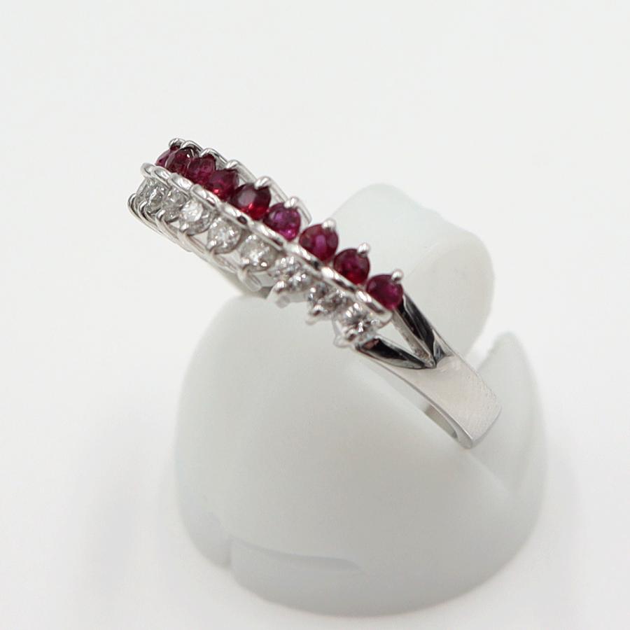 Pt900ルビーリング　R0.32ct D0.23ct　リングサイズ16号　重量4.90ｇ(石の重量含む) レディース (中古)