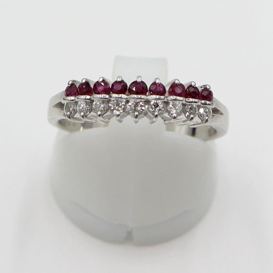 Pt900ルビーリング　R0.32ct D0.23ct　リングサイズ16号　重量4.90ｇ(石の重量含む) レディース (中古)