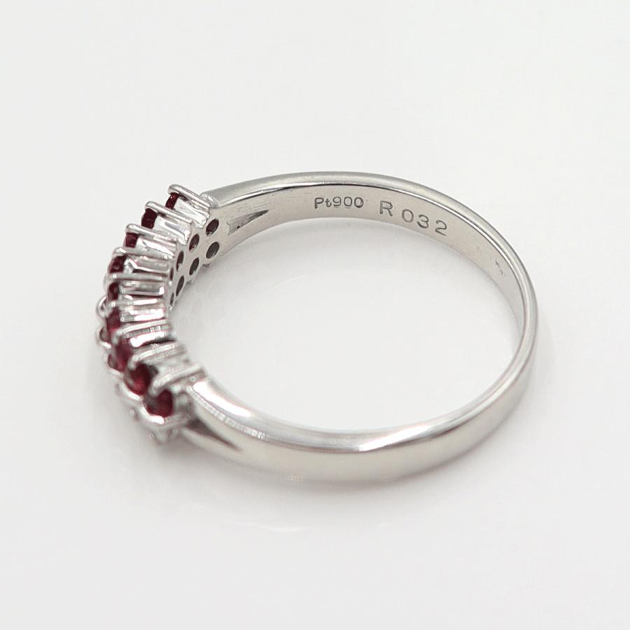 Pt900ルビーリング　R0.32ct D0.23ct　リングサイズ16号　重量4.90ｇ(石の重量含む) レディース (中古)